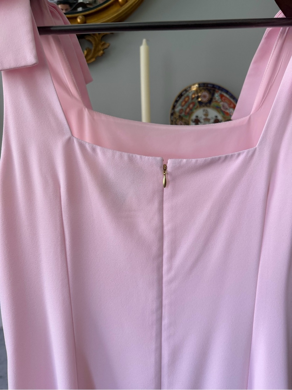 Lilly Pulitzer Pink Maxi Dress with Bow Shoulders - Picture 4 of 5